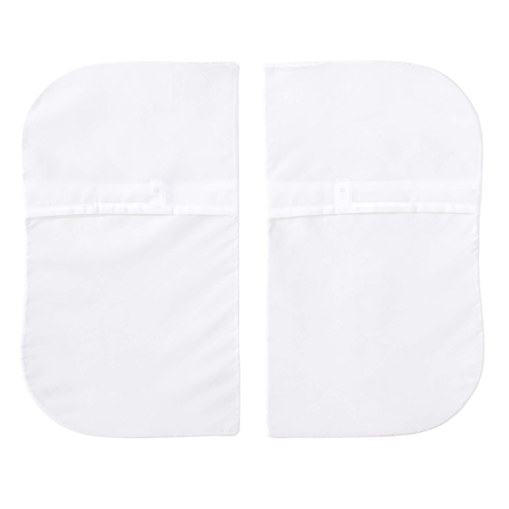 Halo Bassinest White Mattress Pad Twin 2-Pack