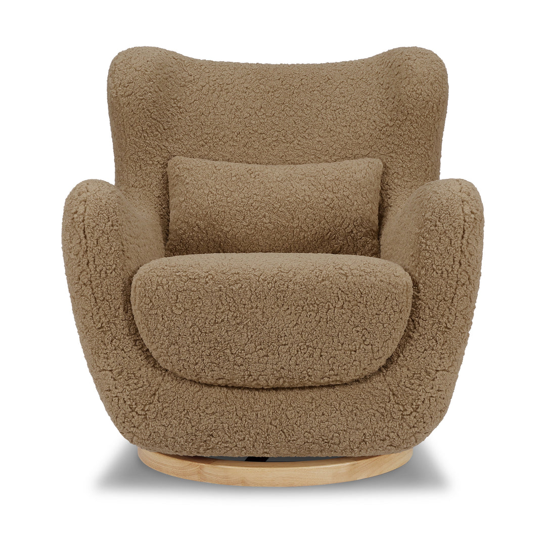 Nursery Works Solstice Swivel Glider in Shearling