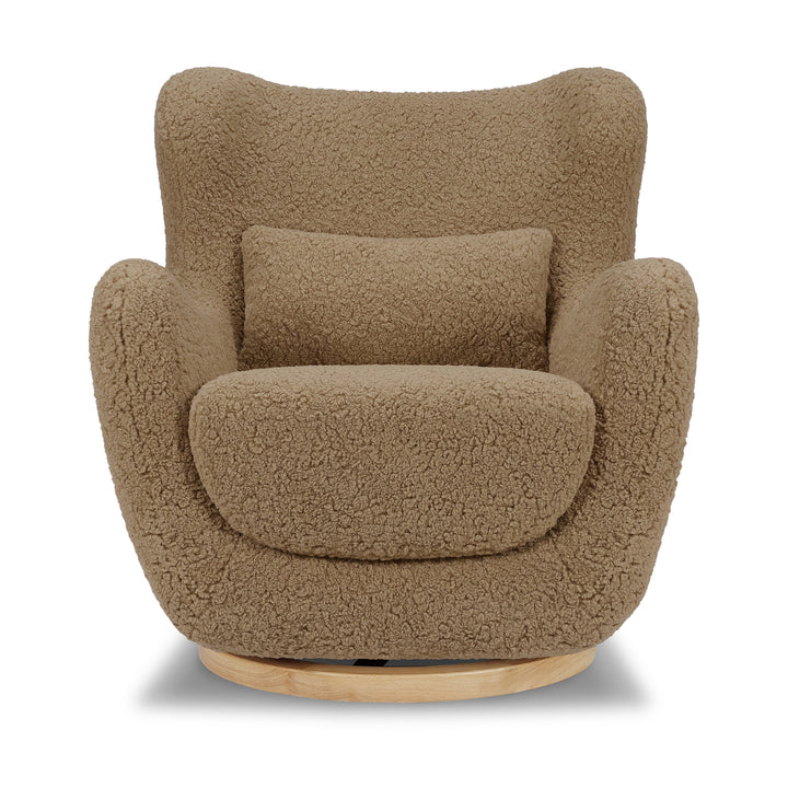 Nursery Works Solstice Swivel Glider in Shearling