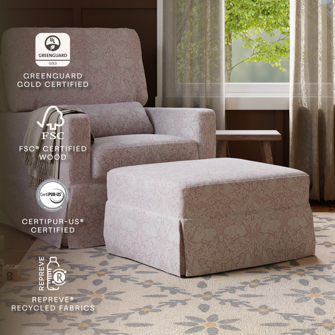 Morris & Co. x Namesake Crawford Gliding Ottoman