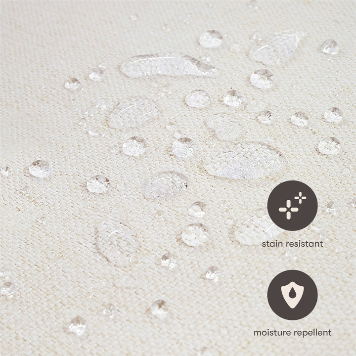 Babyletto Cali Pillowback Chair and a Half Glider in Eco-Performance Fabric | Water Repellent & Stain Resistant