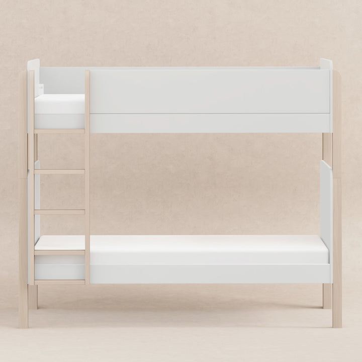 M18494WNX,Babyletto,TipToe Bunk Bed in White and Washed Natural