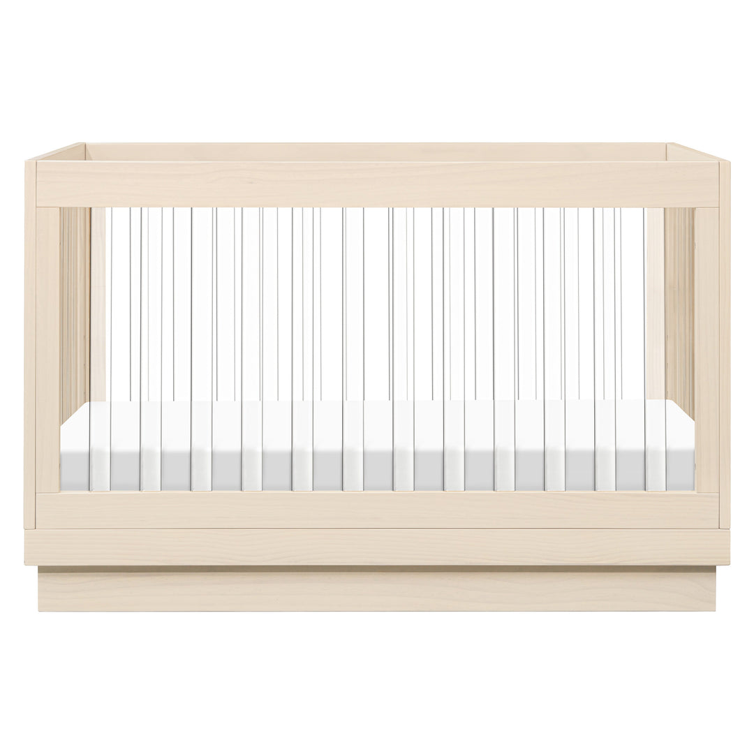 Babyletto Harlow Acrylic 3-in-1 Convertible Crib with Toddler Bed Conversion Kit