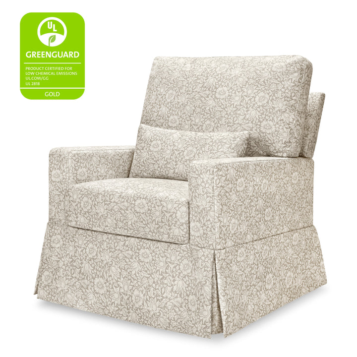 Morris & Co. x Namesake Crawford Pillowback Comfort Swivel Glider
