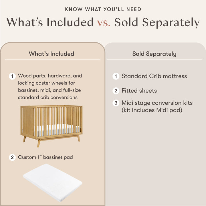 Babyletto Palma 8-in-1 Convertible All-Stages Crib with Bassinet & Toddler Bed Kits