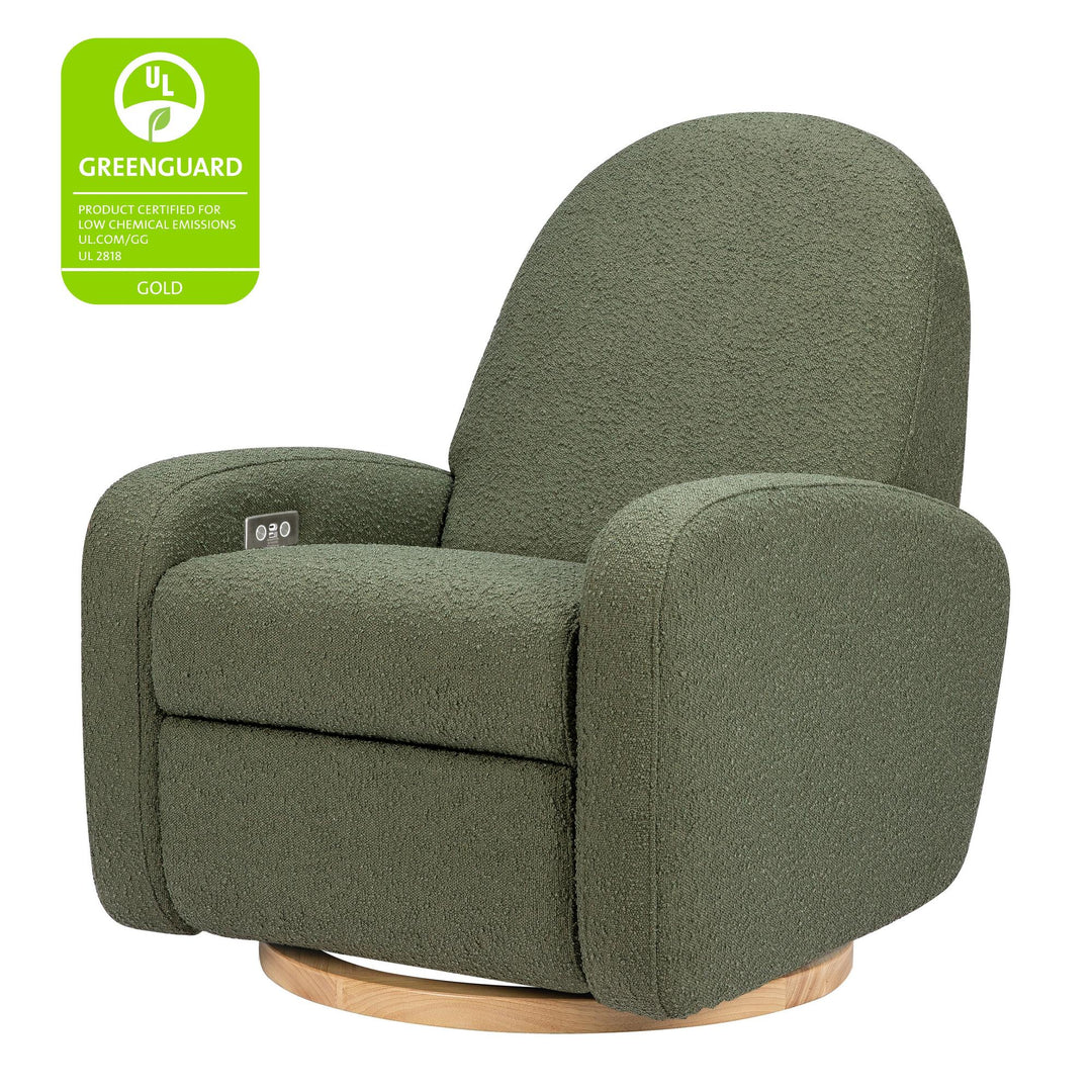 Babyletto Nami Electronic Recliner and Swivel Glider Recliner with USB port