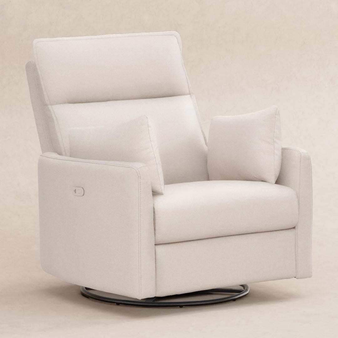 Babyletto Nori Extra Wide Electronic Recliner &amp; Swivel Glider with USB port