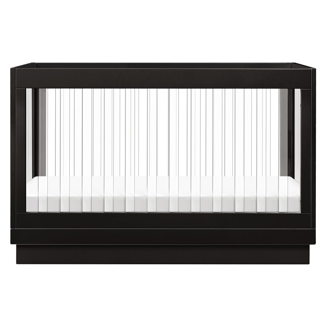 Babyletto Harlow Acrylic 3-in-1 Convertible Crib with Toddler Bed Conversion Kit