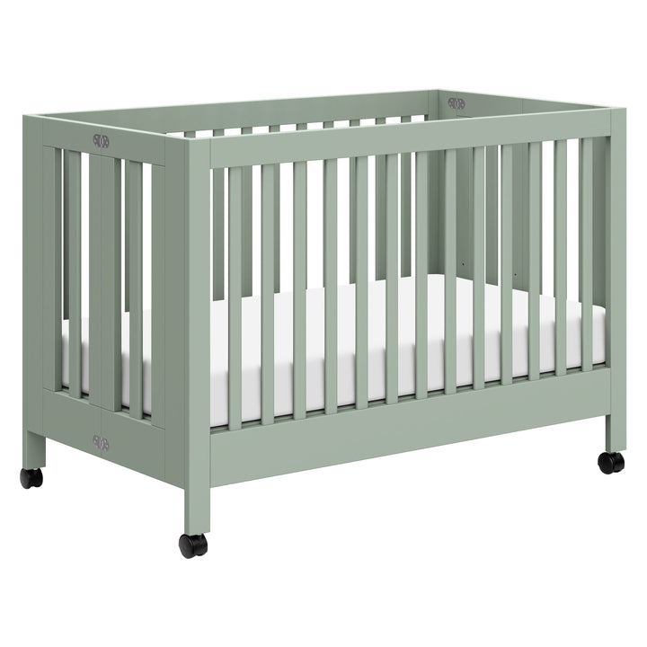 Babyletto Maki Portable Folding Crib with Toddler Bed Conversion Kit