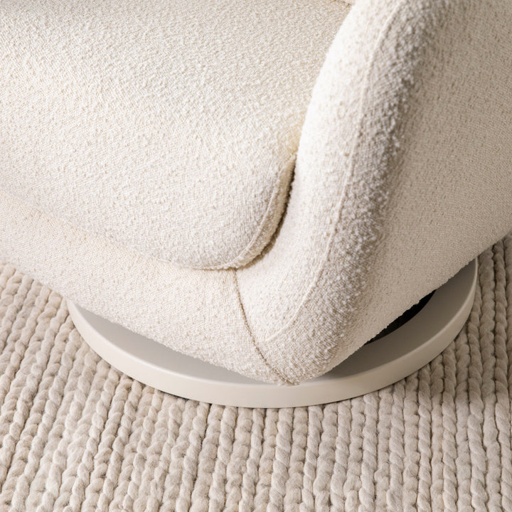 Nursery Works Solstice Swivel Glider in Boucle