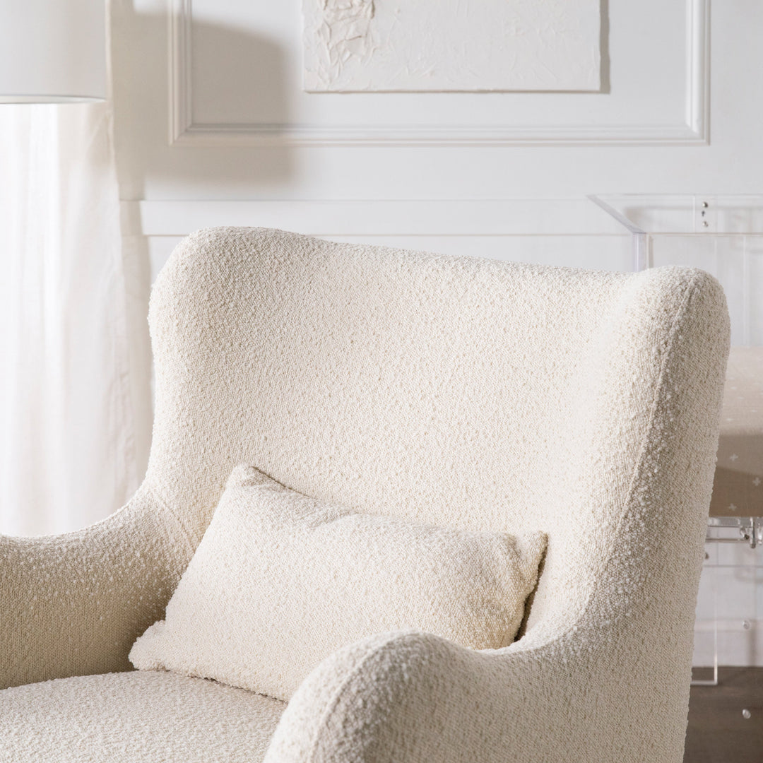 Nursery Works Solstice Swivel Glider in Boucle