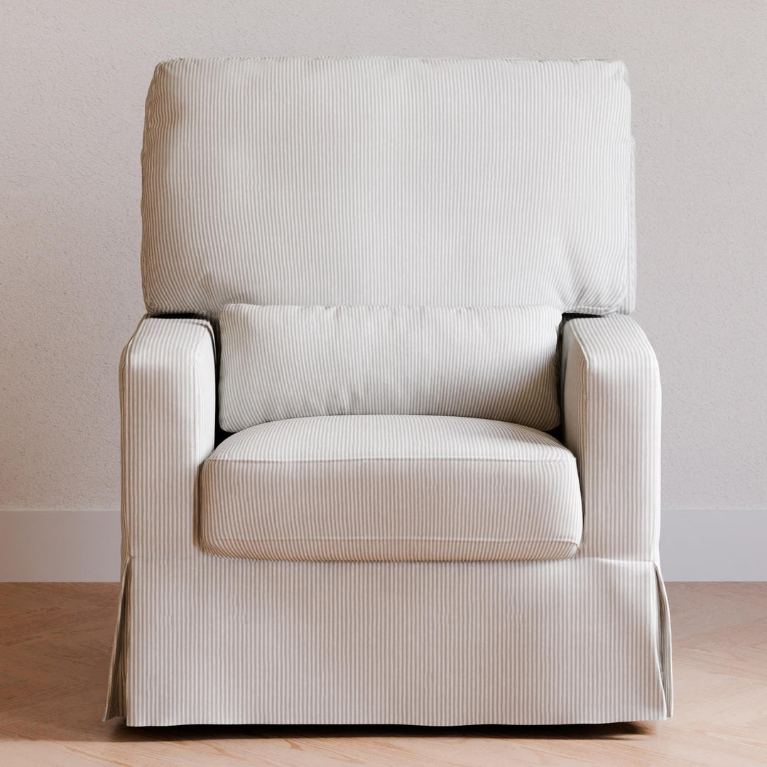 Namesake Crawford Pillowback Comfort Swivel Glider