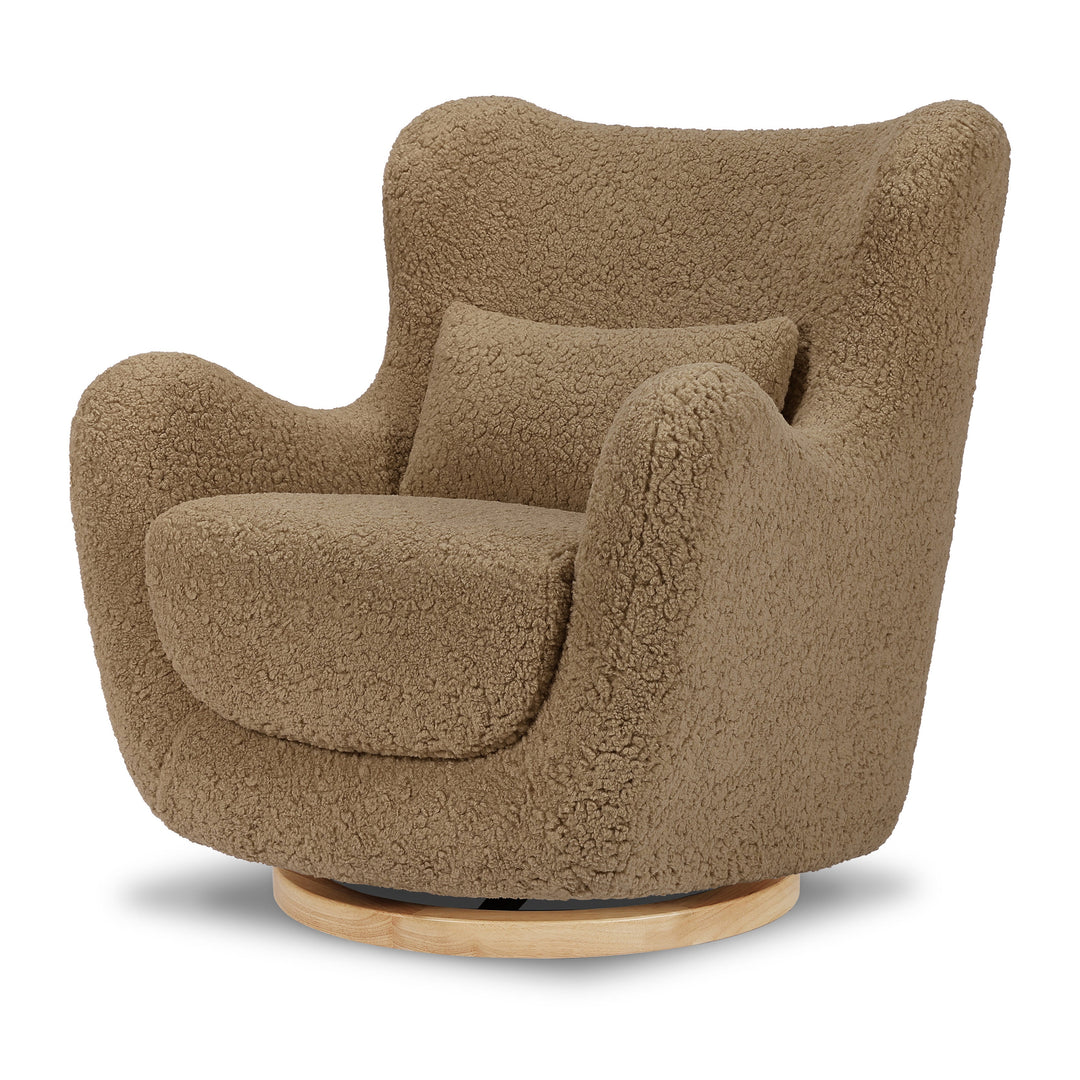 Nursery Works Solstice Swivel Glider in Shearling