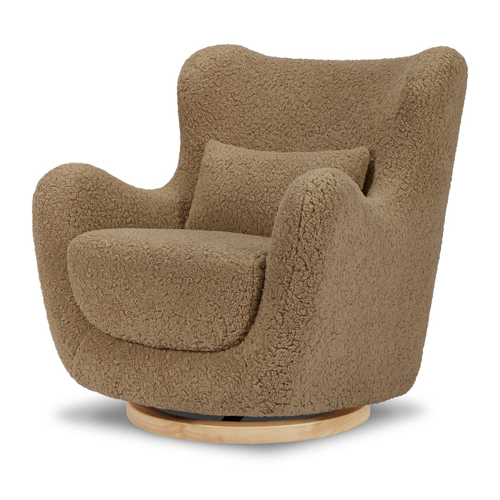 Nursery Works Solstice Swivel Glider in Shearling