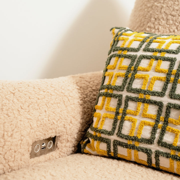 Nursery Works Sunday Power Recliner and Swivel Glider in Shearling