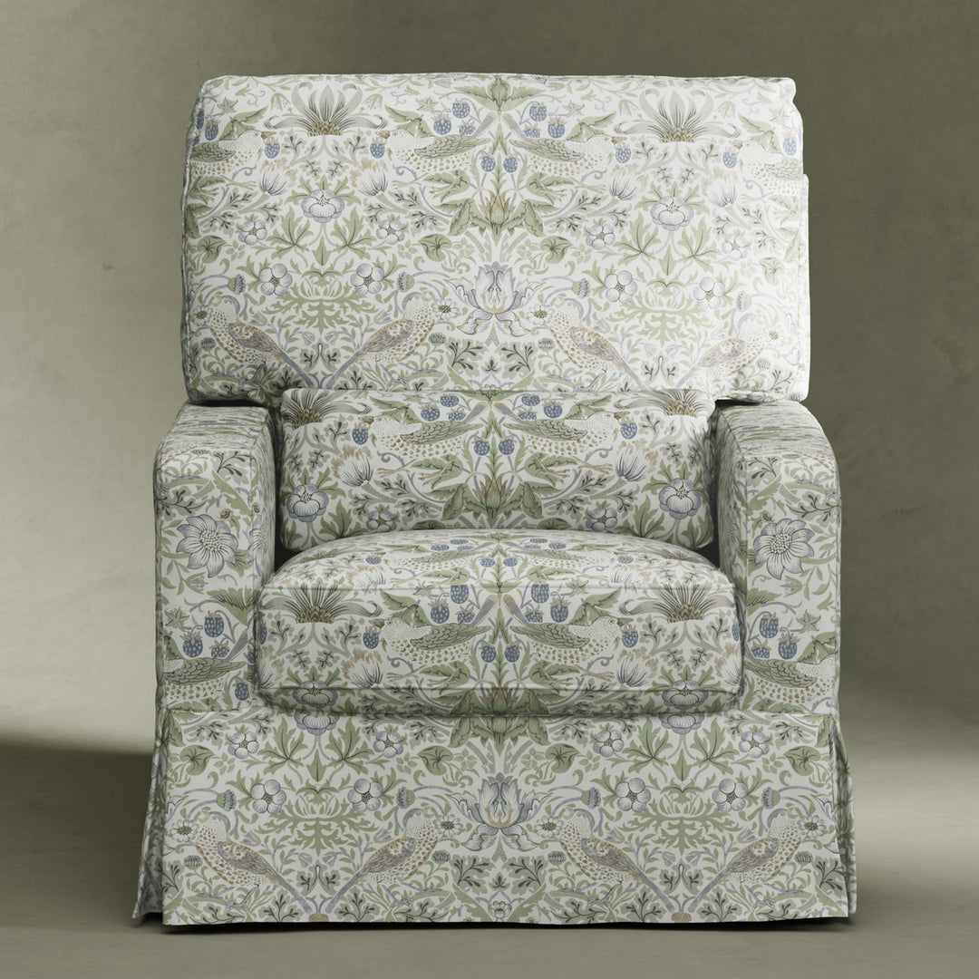 Morris & Co. x Namesake Crawford Pillowback Comfort Swivel Glider