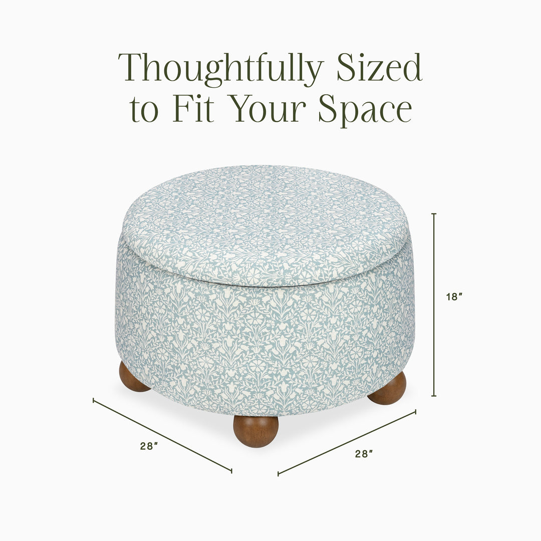 Morris & Co. x Namesake Tuffet Storage Ottoman