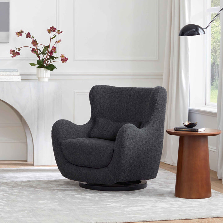 Nursery Works Solstice Swivel Glider in Boucle