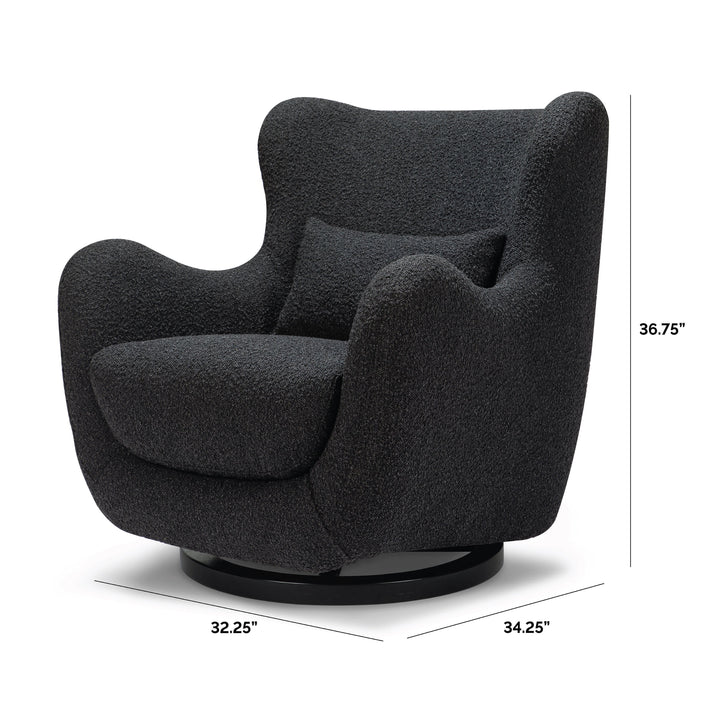 Nursery Works Solstice Swivel Glider in Boucle