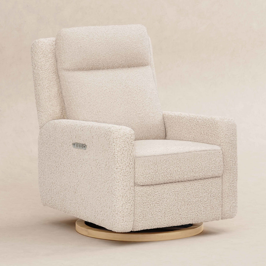 Babyletto Sigi Pro Power Recliner & Swivel Glider with Power Adjustable Headrest and Lumbar Support