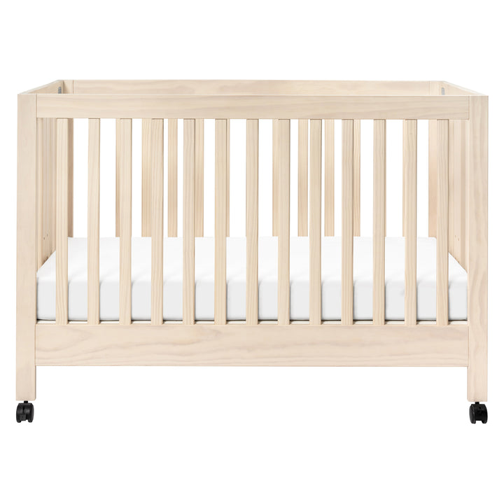 Babyletto Maki Portable Folding Crib with Toddler Bed Conversion Kit