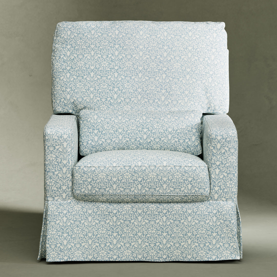 Morris & Co. x Namesake Crawford Pillowback Comfort Swivel Glider