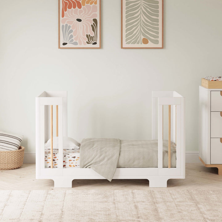 M23401WN,Babyletto,Yuzu 8-in-1 Convertible Crib w/All-Stages Conversion Kits in White/Natural