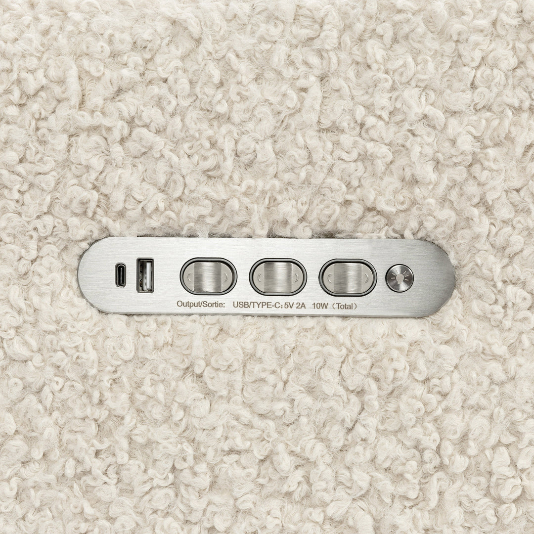 Babyletto Sigi Pro Power Recliner & Swivel Glider with Power Adjustable Headrest and Lumbar Support