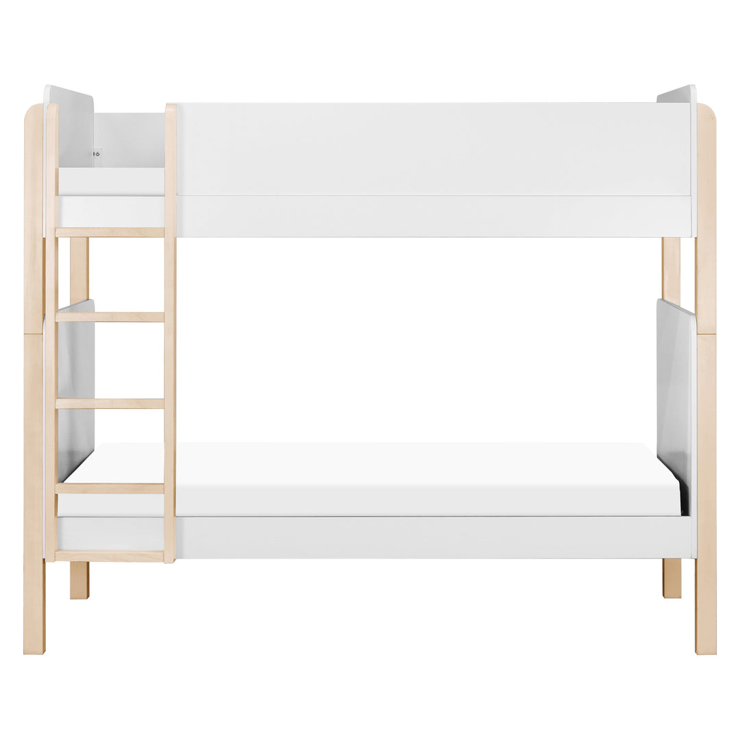 M18494WNX,Babyletto,TipToe Bunk Bed in White and Washed Natural