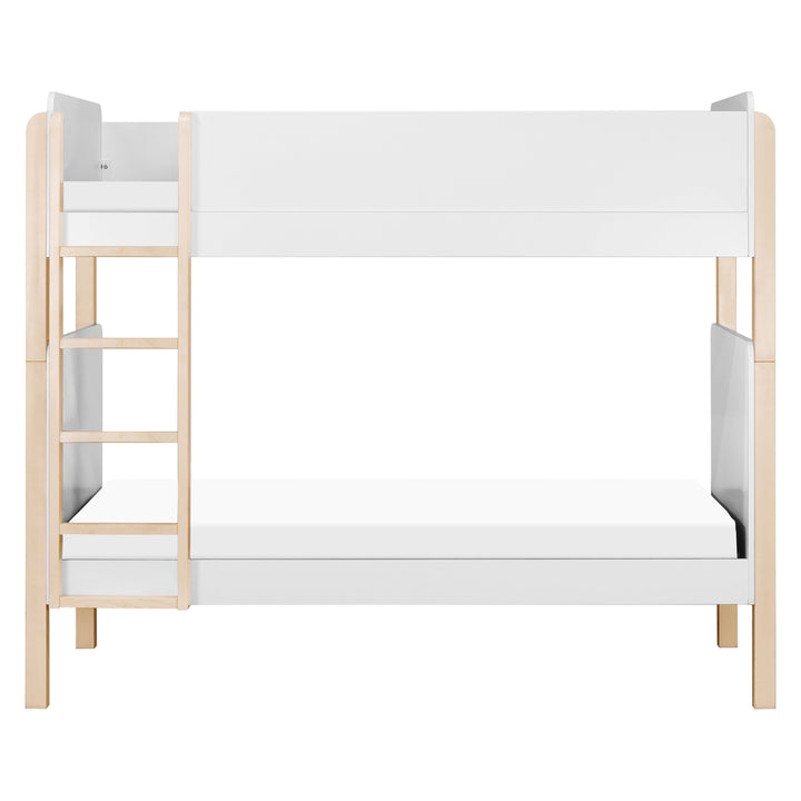 M18494WNX,Babyletto,TipToe Bunk Bed in White and Washed Natural