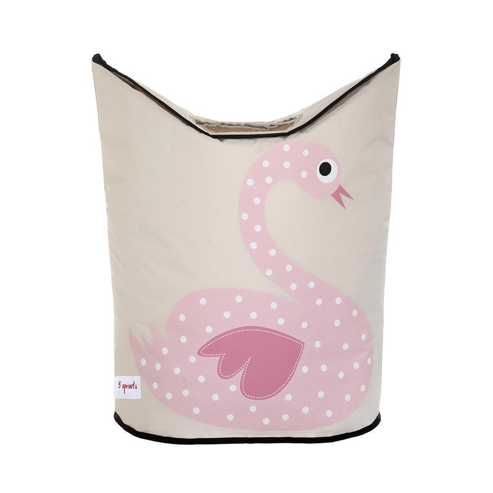 3 Sprouts Laundry Hamper Swan