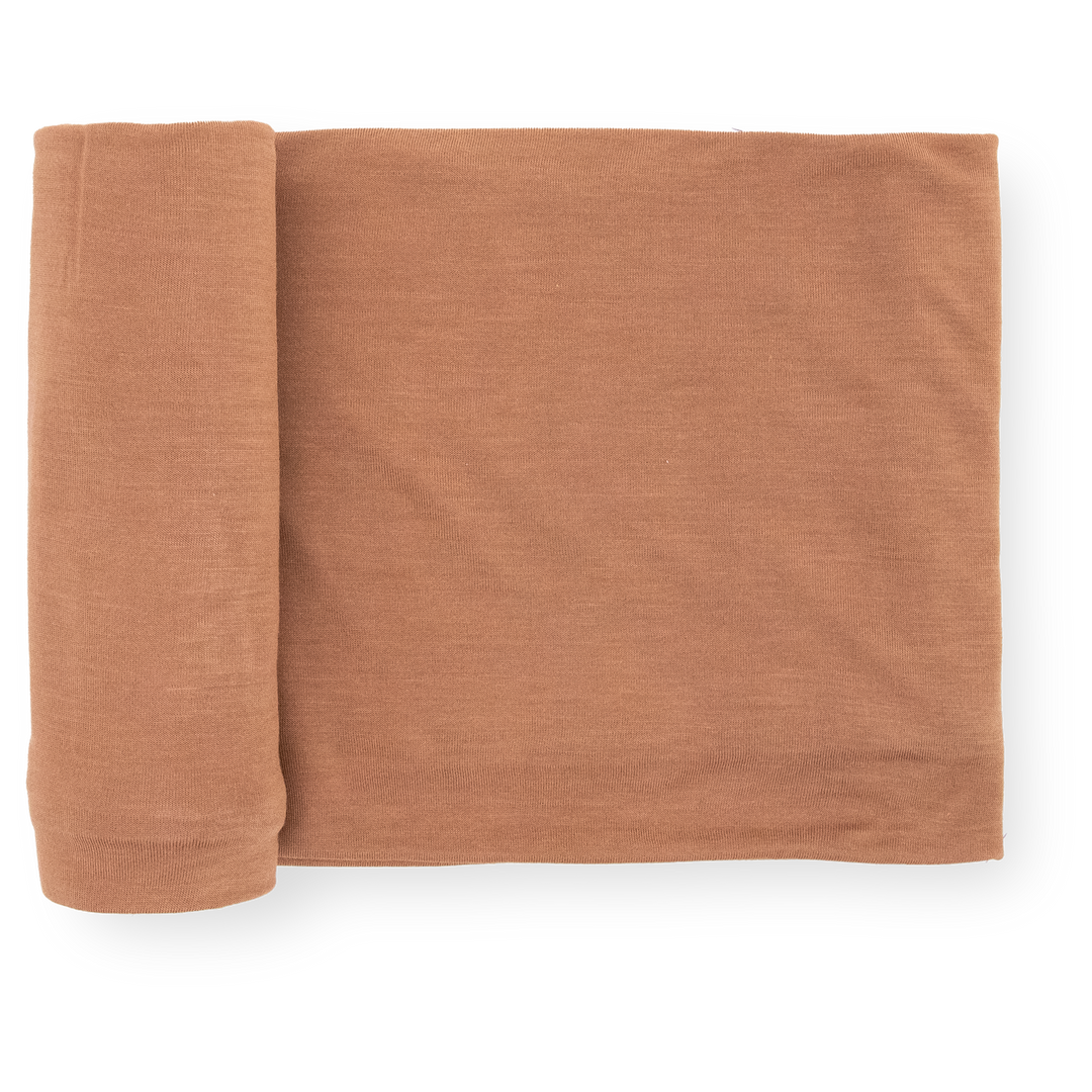 Little Unicorn Stretch Knit Swaddle Blanket | Terracotta