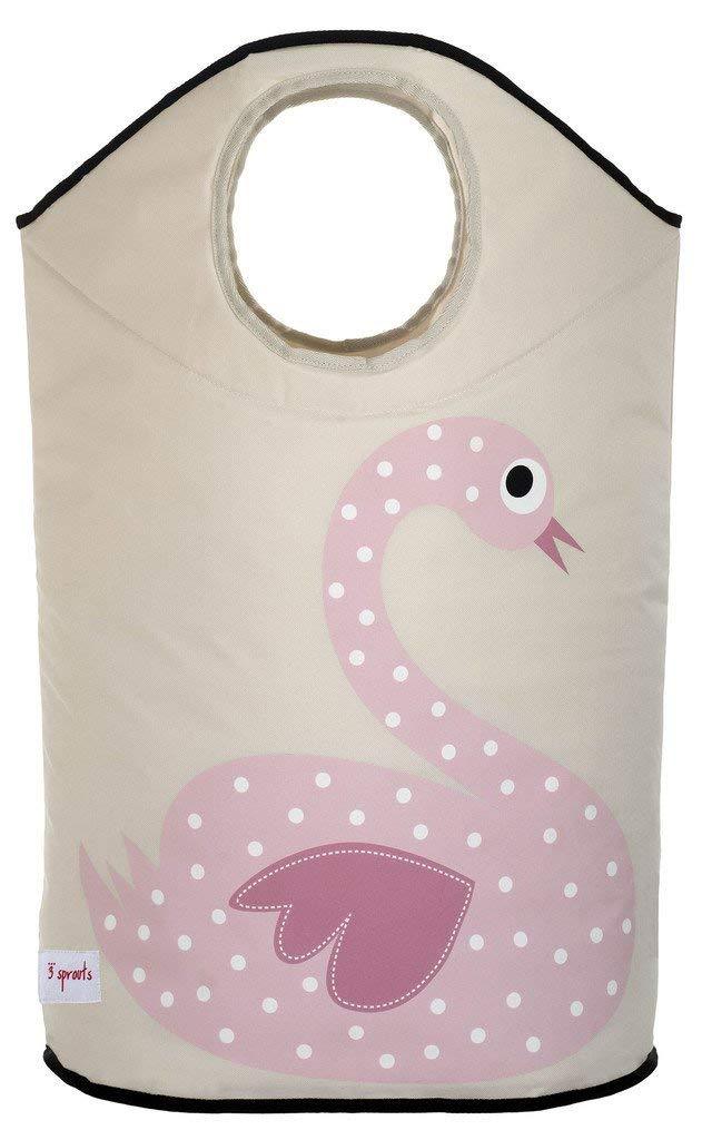 3 Sprouts Laundry Hamper Swan