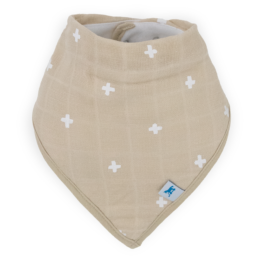 Little Unicorn Cotton Muslin + Fleece Bandana Bib 4-Pack | Woof