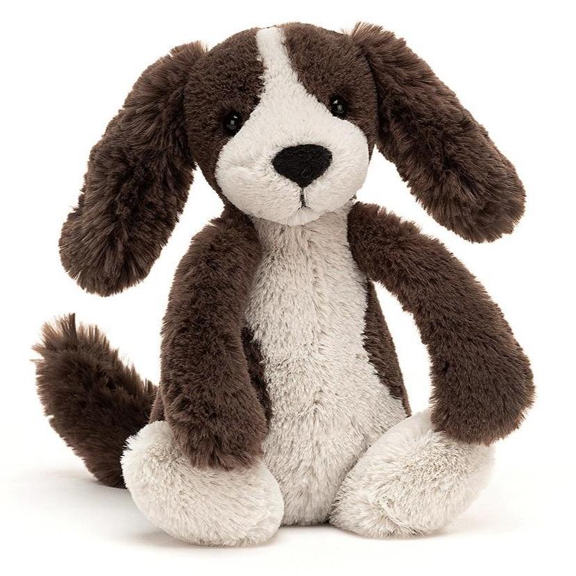 Jellycat Bashful Fudge Puppy Small Shower Me With Love