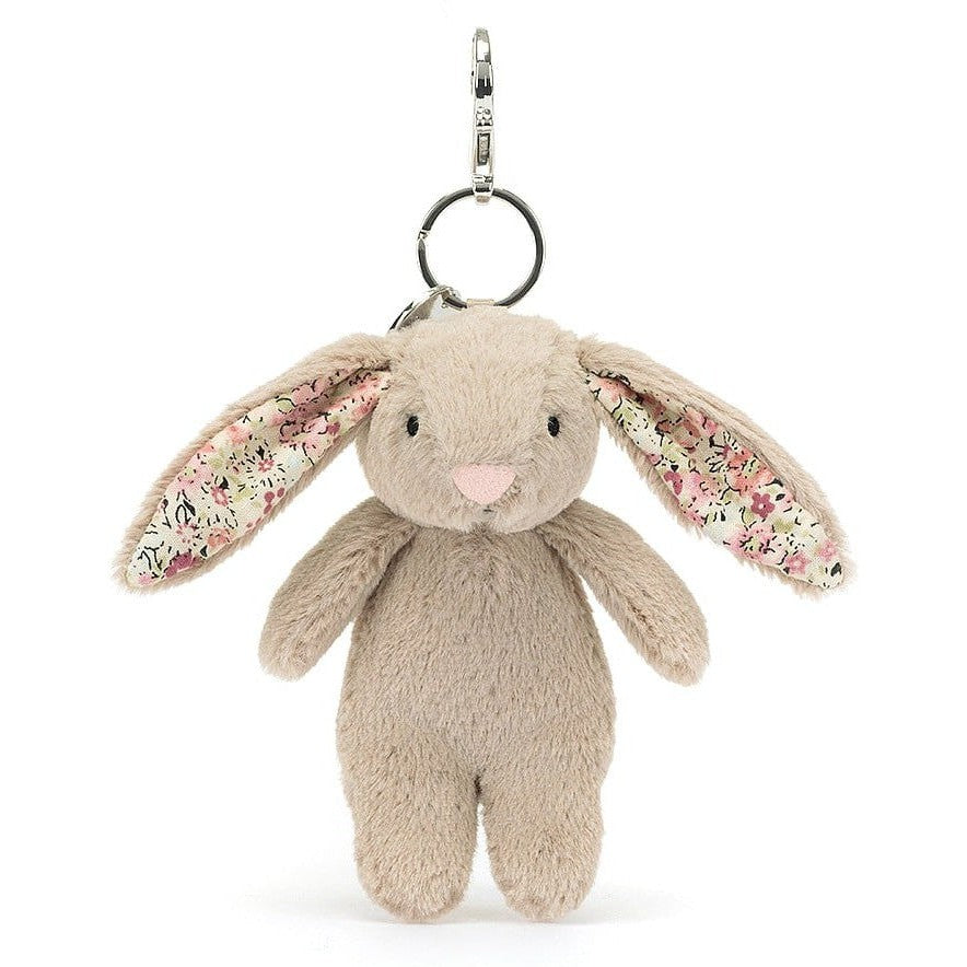 Jellycat Blossom Beige Bunny Bag Charm