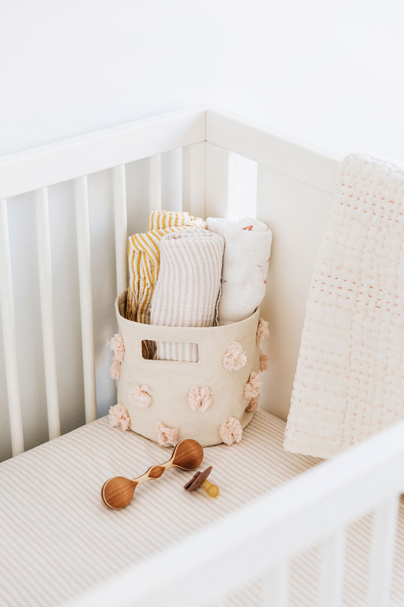 Pehr Striped Crib Sheets