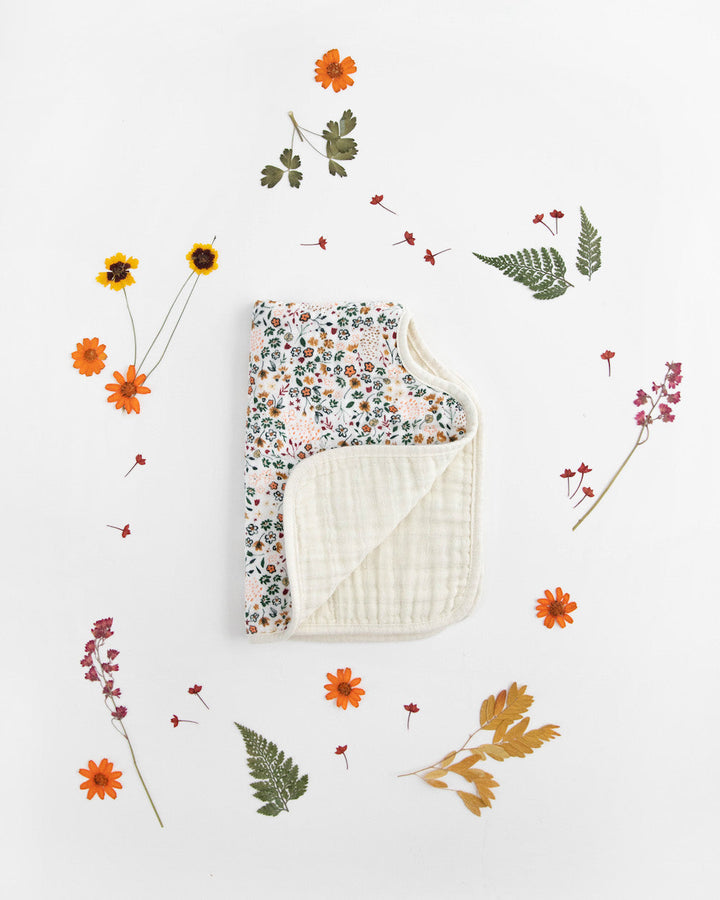Little Unicorn Cotton Muslin Burp Cloth 2 Pack | Pressed Petals