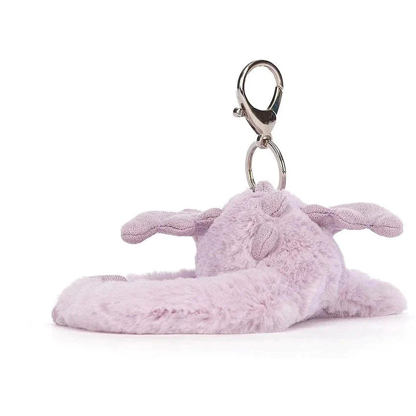 Jellycat Lavender Dragon Bag Charm