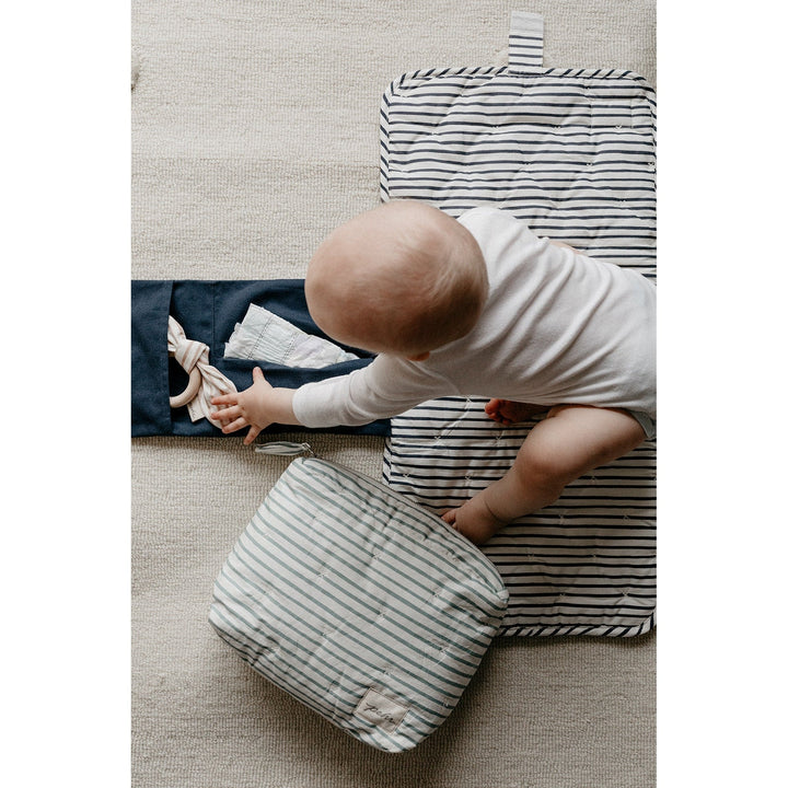 Pehr Striped On the Go Portable Changing Pad