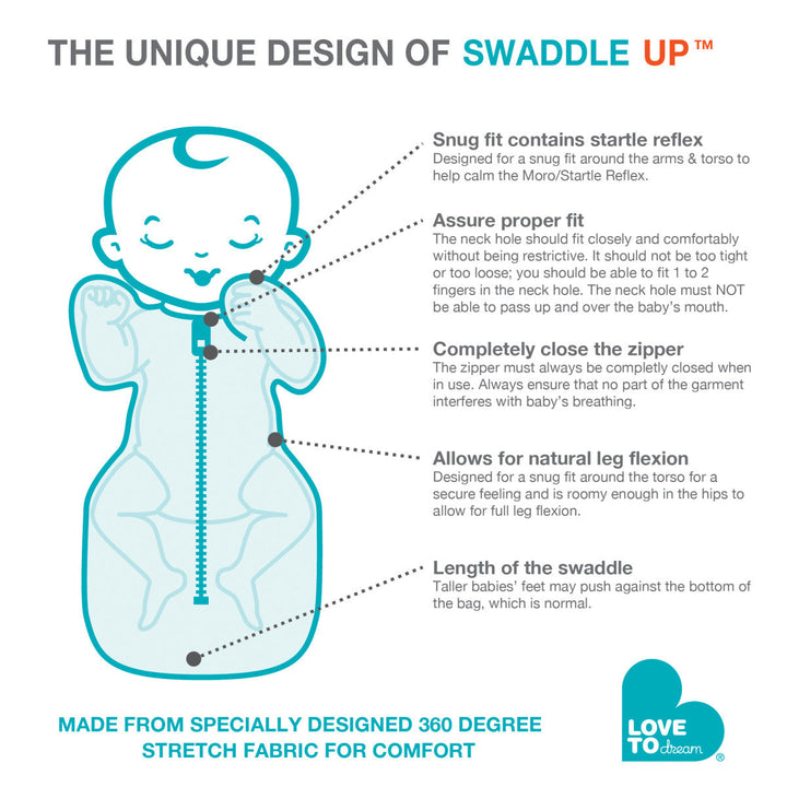 Love To Dream Original Swaddle Up | Silky Lux