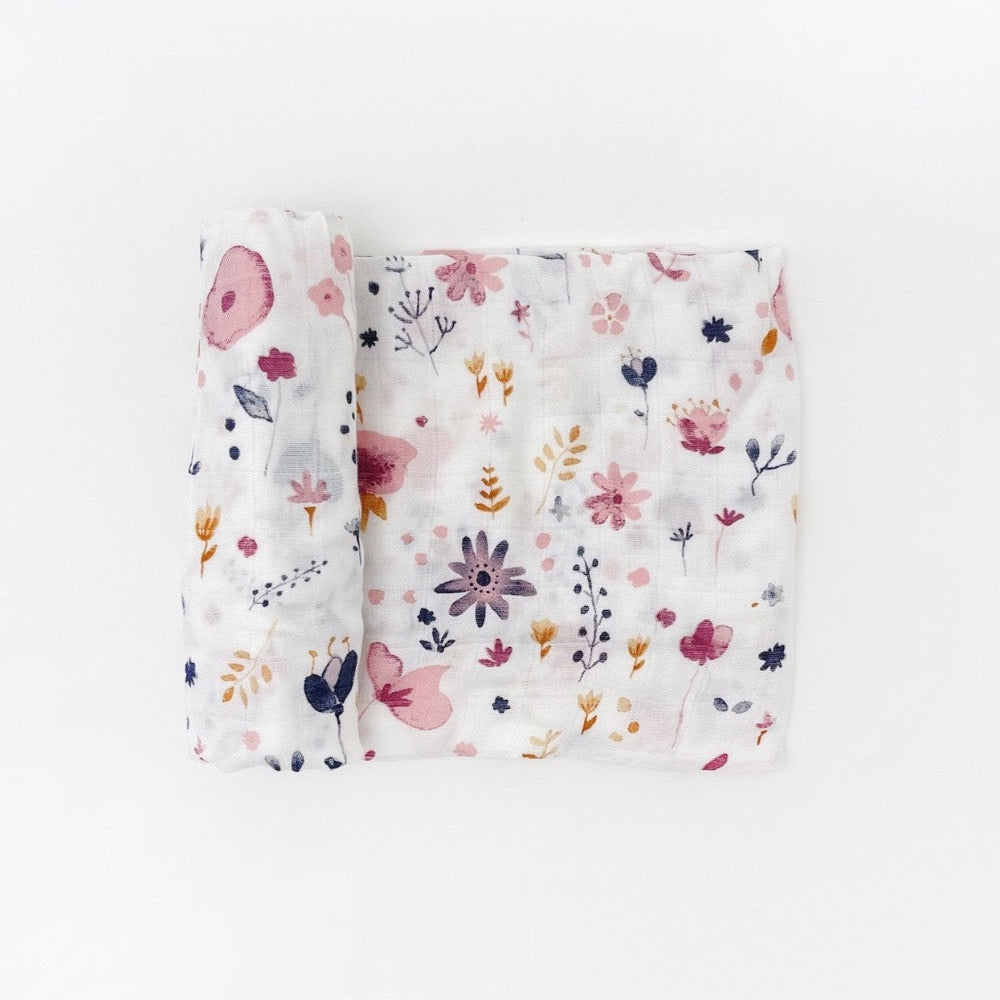 Little Unicorn Deluxe Muslin Swaddle Blanket | Fairy Gardens