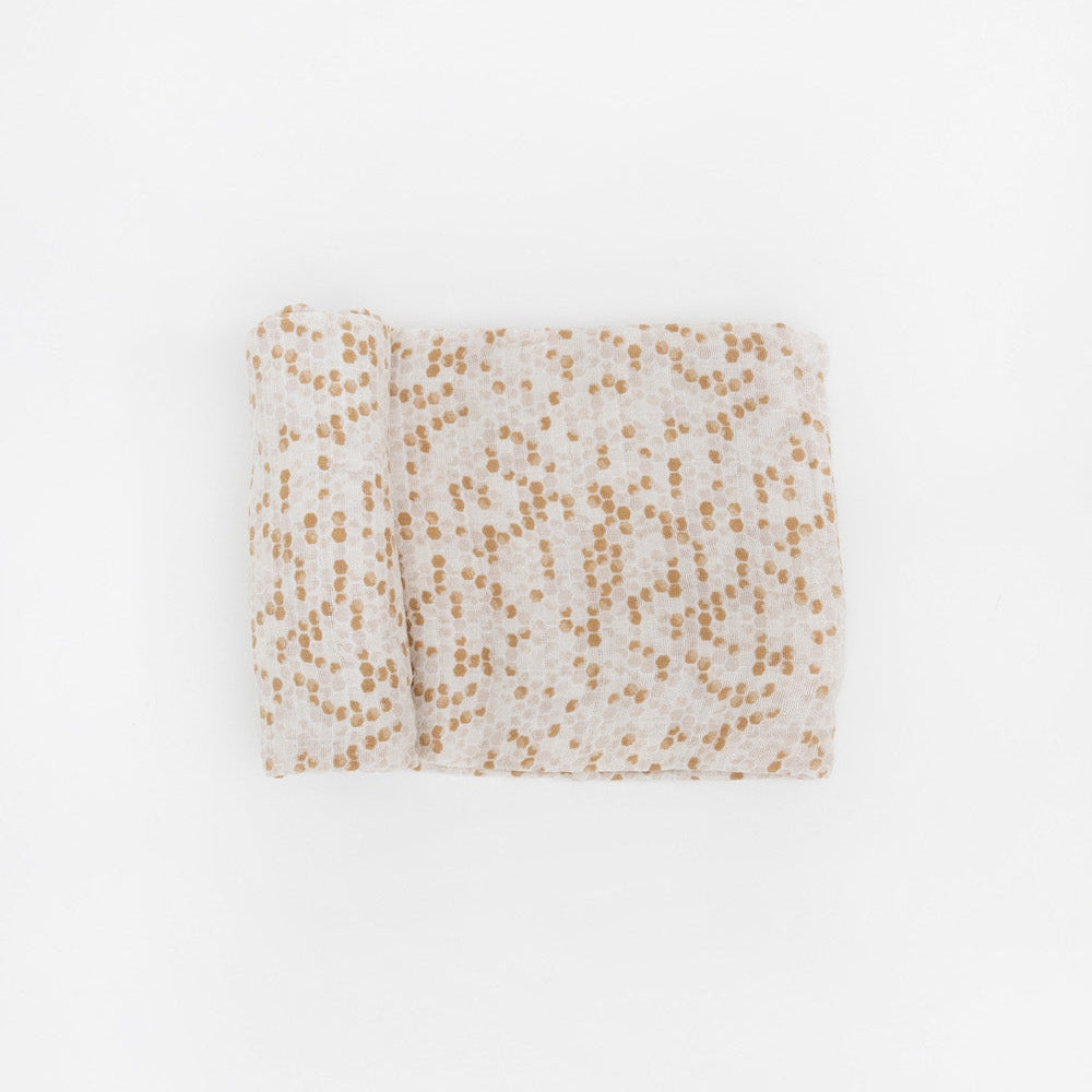 Little Unicorn Cotton Muslin Swaddle Blanket | Honeycomb