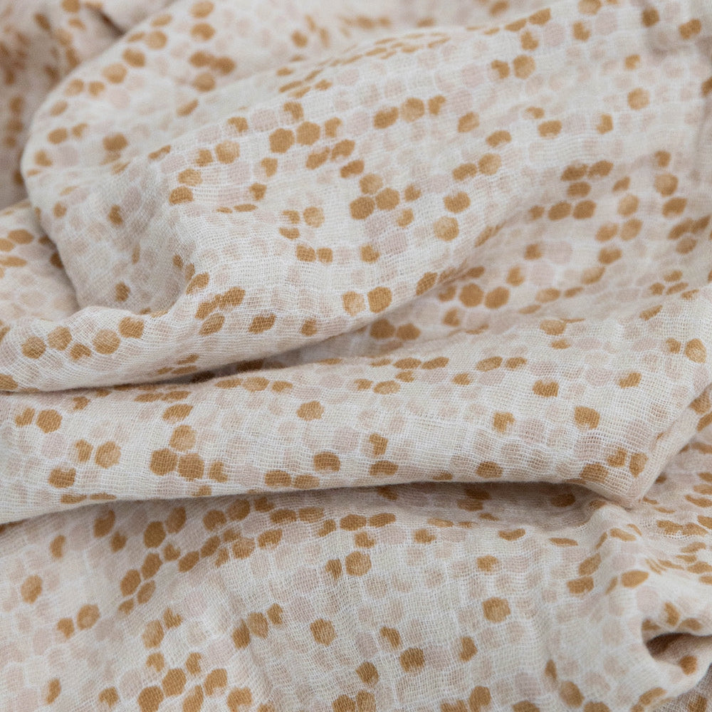 Little Unicorn Cotton Muslin Swaddle Blanket | Honeycomb
