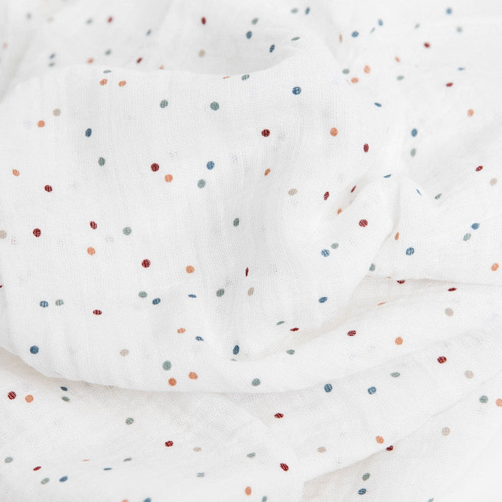 Little Unicorn Cotton Muslin Swaddle Blanket | Dots