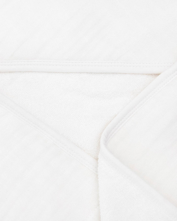 Little Unicorn Infant Hooded Towel | White