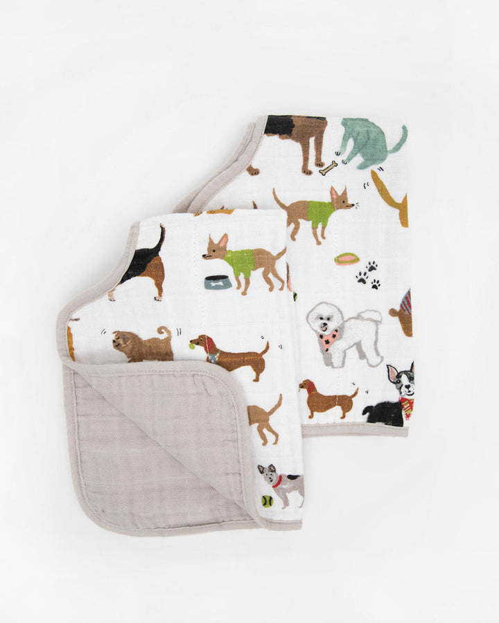 Little Unicorn Cotton Muslin Burp Cloth 2 Pack | Woof