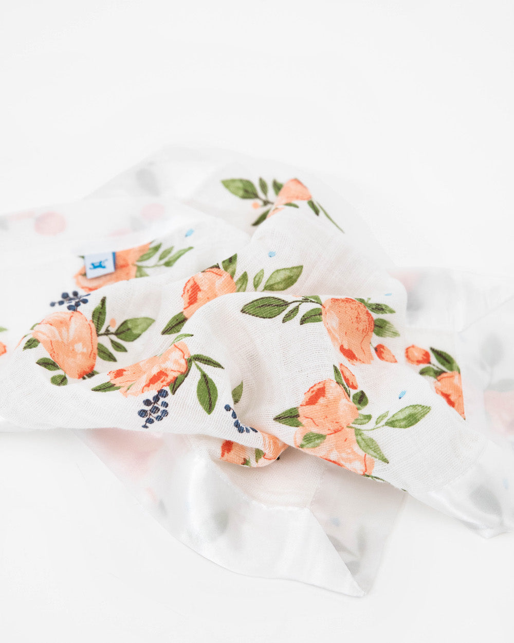 Little Unicorn Cotton Muslin Security Blanket 3 Pack | Watercolor Roses