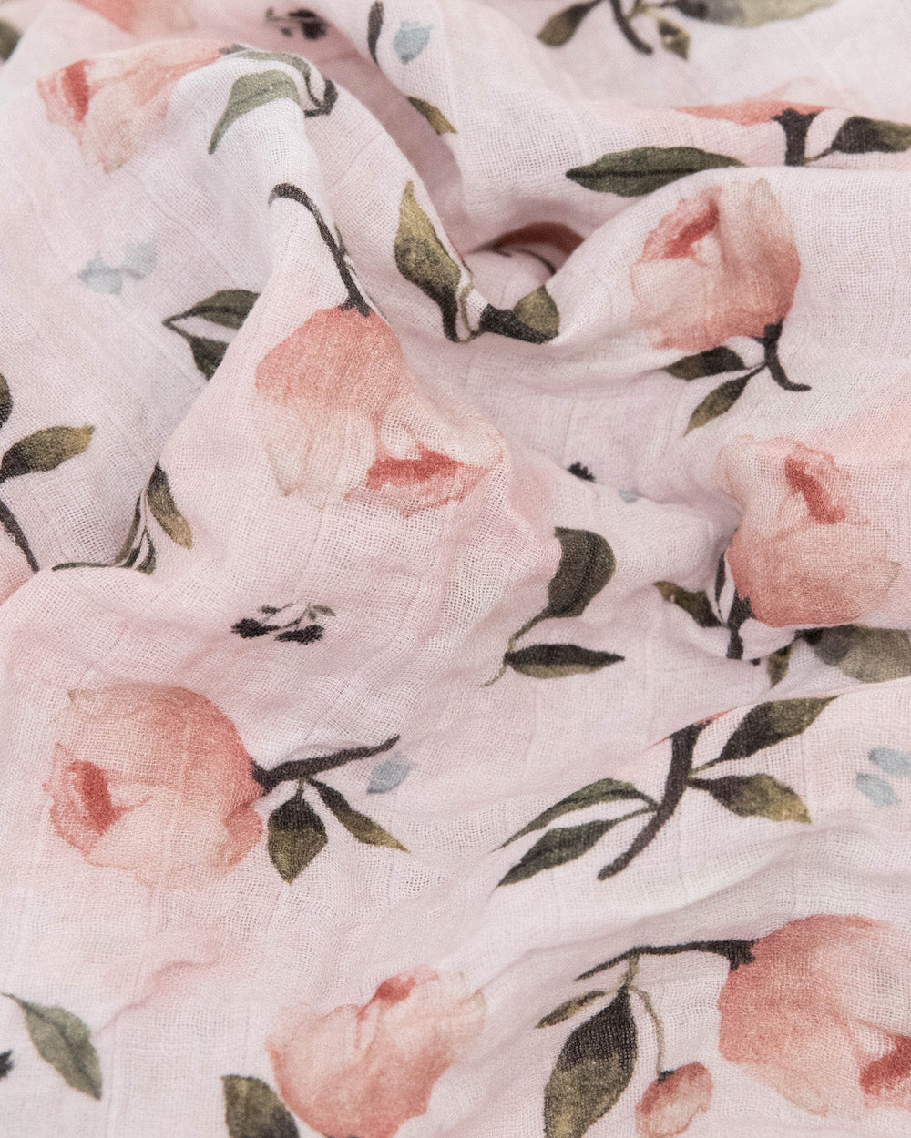 Little Unicorn Organic Cotton Muslin Swaddle Blanket | Watercolor Floret