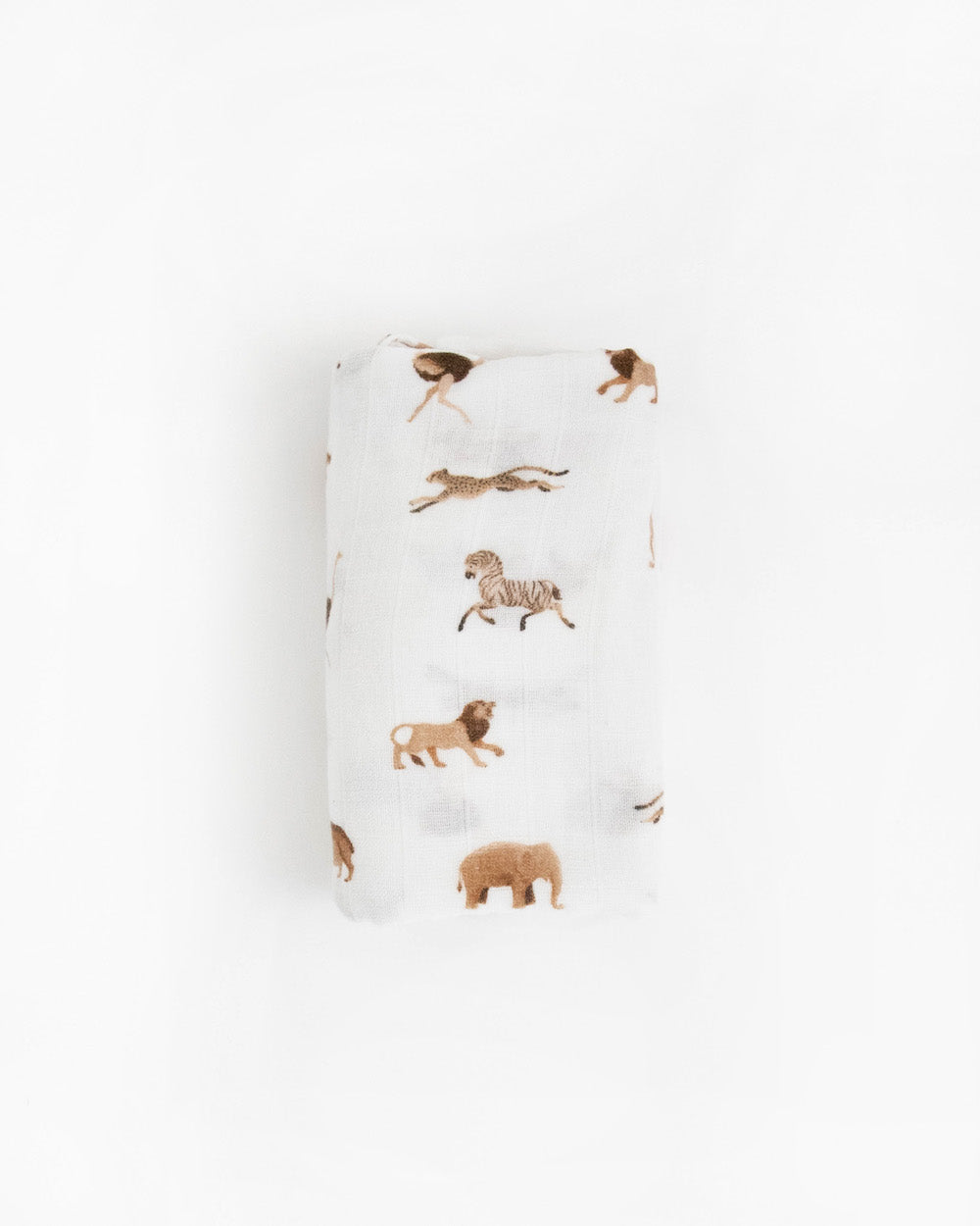 Little Unicorn Organic Cotton Muslin Swaddle Blanket | Animal Crackers